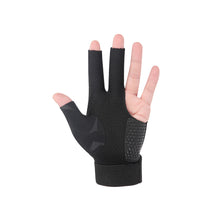 Load image into Gallery viewer, 1PC Professional Three-Finger Billiard Gloves For Left Hand Non-Slip Breathable Snooker Gloves Self-Adhesive Cloth Fixed
