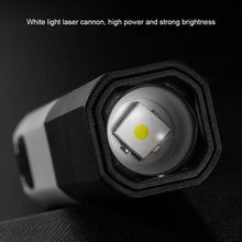 Load image into Gallery viewer, Outdoor Camping Multifunctional White Laser Flashlight With Lanyard LED Emergency Strong Light Zoom Flashlight
