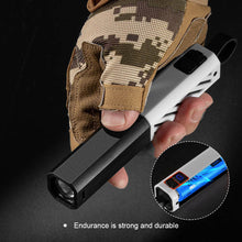 Load image into Gallery viewer, Outdoor Camping Multifunctional White Laser Flashlight With Lanyard LED Emergency Strong Light Zoom Flashlight
