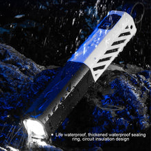 Load image into Gallery viewer, Outdoor Camping Multifunctional White Laser Flashlight With Lanyard LED Emergency Strong Light Zoom Flashlight
