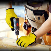Load image into Gallery viewer, 1Pair Multi-Functional Imitation Microfiber Gardening Gloves Breathable Wear-Resistant Touch Screen Labor Protection Gloves
