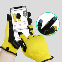 Load image into Gallery viewer, 1Pair Multi-Functional Imitation Microfiber Gardening Gloves Breathable Wear-Resistant Touch Screen Labor Protection Gloves
