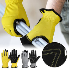 Load image into Gallery viewer, 1Pair Multi-Functional Imitation Microfiber Gardening Gloves Breathable Wear-Resistant Touch Screen Labor Protection Gloves

