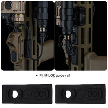 Load image into Gallery viewer, 1Set M300/M600 Flashlight Nylon Wire Control Card Slot Organizer PEQ/DBAL Rat Tail Thread Guide For MLOK System
