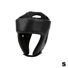 Load image into Gallery viewer, PU Leather Adult Kick Boxing Helmet Men Women Karate Head Guard MMA Kick boxing Fight Training Head Protection Full-face Head Gear
