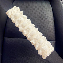 Load image into Gallery viewer, Car Plush Lumbar Headrest Belt Cover Rear Mirror Protector Cover Winter Warm Cushion Head Neck Pillow Tissue Box Girls Decoration Accessories
