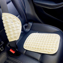 Load image into Gallery viewer, Car Plush Lumbar Headrest Belt Cover Rear Mirror Protector Cover Winter Warm Cushion Head Neck Pillow Tissue Box Girls Decoration Accessories
