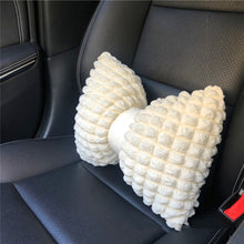 Load image into Gallery viewer, Car Plush Lumbar Headrest Belt Cover Rear Mirror Protector Cover Winter Warm Cushion Head Neck Pillow Tissue Box Girls Decoration Accessories
