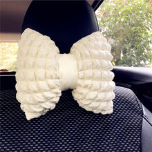 Load image into Gallery viewer, Car Plush Lumbar Headrest Belt Cover Rear Mirror Protector Cover Winter Warm Cushion Head Neck Pillow Tissue Box Girls Decoration Accessories

