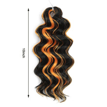 Load image into Gallery viewer, 10 Inch Kinky Twist Marley Braiding Crochet Hair Synthetic Pre-Separated Springy Afro Twist Hair For Butterfly Locs Braids
