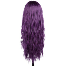Load image into Gallery viewer, Long Body Wave Black Pink Cosplay Wigs Heat Resistant Synthetic Wigs Middle Part Natural Lolita Wigs For Women

