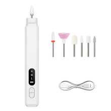 Load image into Gallery viewer, Portable Small Wireless Electric Nail Polisher Powerful Cordless Nail Drill Replaceable Nail Drill Bits Nail Art Performance
