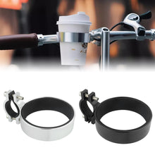Load image into Gallery viewer, Aluminum Alloy Bicycle Water Cup Holder Handlebar Coffee Holder Adjustable Handlebar Water Bottle Holder
