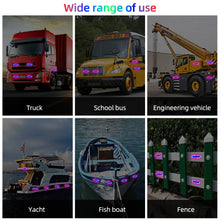 Load image into Gallery viewer, Truck Solar 14 LED Warning Light Night Ride Tail Marker Light Anti-rear Strobe Light for Mortorcycle Car Motorcycle Electric Vehicle Bicycle
