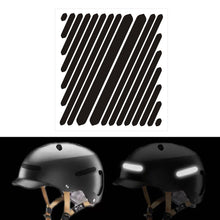 Load image into Gallery viewer, Motorcycle Helmets Invisible Black Reflective Stickers Arrow Style Reflective Tape For Helmets Bikes Motorcycles
