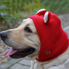 Load image into Gallery viewer, Pet Knit Cap Dog Winter Hat Funny Warm Pet Beanie Clothing Large dog Labrador Golden Retriever Cap Winter Pet Accessory
