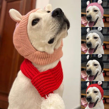 Load image into Gallery viewer, Pet Knit Cap Dog Winter Hat Funny Warm Pet Beanie Clothing Large dog Labrador Golden Retriever Cap Winter Pet Accessory
