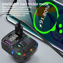 Load image into Gallery viewer, Car Bluetooth 5.3 FM Transmitter Handsfree Charge Radio Modulator MP3 Player with PD15W Super Quick Charge Adapter
