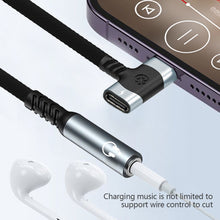 Load image into Gallery viewer, 2 in 1 USB C Splitter PD Fast Charger Cable Type C to 3 5 Jack Audio Adapter For Samsung S24 S23 S22 S21 Ultra A54 A53 iPhone 15
