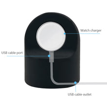 Load image into Gallery viewer, Charger Stand Mount Silicone Dock Holder for Apple Watch Series 4/3/2/1 44mm/42mm/40mm/38mm Charge
