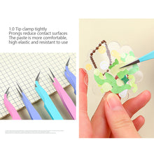 Load image into Gallery viewer, 2pcs Tweezers Creative Macaroon Color Clip for DIY Decroative Journal Diary Scrapbook Sticker Tool Back To School Student Supply
