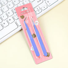 Load image into Gallery viewer, 2pcs Tweezers Creative Macaroon Color Clip for DIY Decroative Journal Diary Scrapbook Sticker Tool Back To School Student Supply
