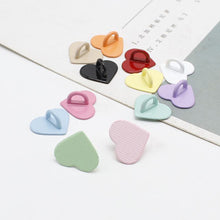 Load image into Gallery viewer, Adhesive Metal Heart Phone Charm Holder Mobile Phone Case Finger Ring Stand Hooks Buckle Charms Clasp DIY Accessories String
