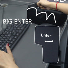 Load image into Gallery viewer, USB Enter Key Vent Pillow Soft Computer Button Return Key For Offices Decompression Pillow Stress Relief Toy Enter Huge Button
