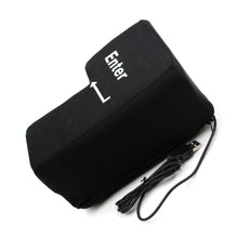 Load image into Gallery viewer, USB Enter Key Vent Pillow Soft Computer Button Return Key For Offices Decompression Pillow Stress Relief Toy Enter Huge Button
