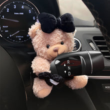 Load image into Gallery viewer, Car Windshield Wiper Turn Signal Switch Ornaments Decorations Plush Doll Bear Auto Interior Decoration Accessories Home Desk Ornament
