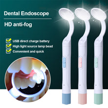 Load image into Gallery viewer, USB Oral Endoscope Two-color LED Light Bead Oral Anti-fog Endoscope Household Dental Examination Mirror Dental Health Care Tool
