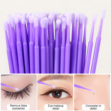 Load image into Gallery viewer, Multipurpose Makeup Cleaning Stick Wiping Eyeliner Removing False Eyelashes Partial Concealer Grafted Eyelash Cotton Swab
