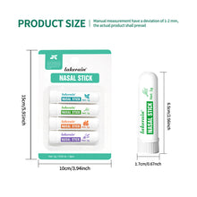Load image into Gallery viewer, Inhaler Nasal Stick Lipstick-sized Snorting Refreshing Energy Stick Improving Nasal Congestion Mild Portable Nasal Inhaler
