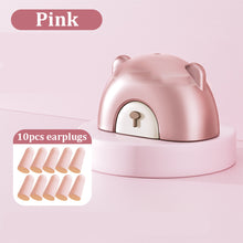 Load image into Gallery viewer, Earplugs Press Storage Box Soft Comfortable Noise Reduction Soundproof Earplugs Lightweight Portable Earplugs Press Box
