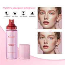 Load image into Gallery viewer, Matte Waterproof Setting Spray Long-lasting Moisturizing Rapid Film Forming Makeup Spray Flexible Breathable Facial Cosmetics
