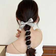 Load image into Gallery viewer, Bowknot Telephone Wire Hair Band Simple Durable Braided Hair Tie Highly Elastic Bubble Braid Headwear Hair Accessories
