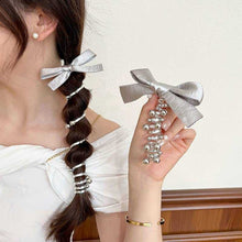 Load image into Gallery viewer, Bowknot Telephone Wire Hair Band Simple Durable Braided Hair Tie Highly Elastic Bubble Braid Headwear Hair Accessories
