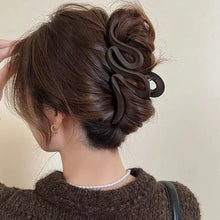 Load image into Gallery viewer, Simple Fashionable Frosted Irregular Hairpin Hair Claw Clip Solid Color Durable Headwear Hair Clip Hair Accessory for Women
