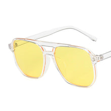 Load image into Gallery viewer, Fashionable Double-beam Blue-light-blocking Glasses Retro Large Frame Glasses Comfortable Versatile Glasses for Women
