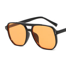 Load image into Gallery viewer, Fashionable Double-beam Blue-light-blocking Glasses Retro Large Frame Glasses Comfortable Versatile Glasses for Women
