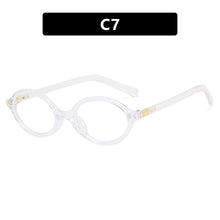 Load image into Gallery viewer, Retro Small Frame Oval Blue-light-blocking Glasses Fashionable Versatile Durable Metal Hinge Glasses for Women
