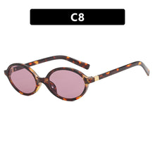 Load image into Gallery viewer, Retro Small Frame Oval Blue-light-blocking Glasses Fashionable Versatile Durable Metal Hinge Glasses for Women
