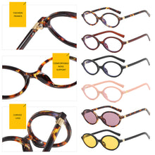 Load image into Gallery viewer, Retro Small Frame Oval Blue-light-blocking Glasses Fashionable Versatile Durable Metal Hinge Glasses for Women
