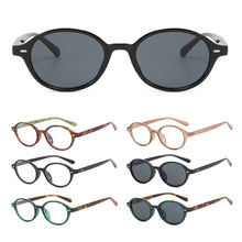 Load image into Gallery viewer, Simple Retro Oval Small Frame Blue-light-blocking Glasses Fashionable Versatile Durable Metal Hinge Glasses for Women
