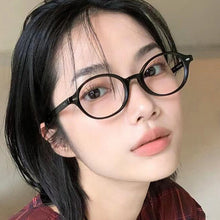 Load image into Gallery viewer, Simple Retro Oval Small Frame Blue-light-blocking Glasses Fashionable Versatile Durable Metal Hinge Glasses for Women
