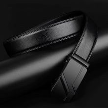 Load image into Gallery viewer, Versatile Automatic Buckle Men's Waist Belt PU Leather Metal Buckle Waistband Fashionable Business Casual Belt Waist Decoration

