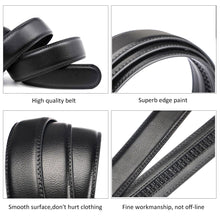 Load image into Gallery viewer, Versatile Automatic Buckle Men's Waist Belt PU Leather Metal Buckle Waistband Fashionable Business Casual Belt Waist Decoration
