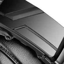 Load image into Gallery viewer, Versatile Automatic Buckle Men's Waist Belt PU Leather Metal Buckle Waistband Fashionable Business Casual Belt Waist Decoration
