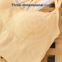 Load image into Gallery viewer, Women Solid Color Elastic Suspender Vest Sexy Navel Crop Tops Cross Back Bra Pad Integrated Vest Summer Slim-fit Short Vest
