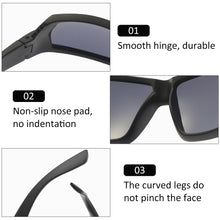 Load image into Gallery viewer, Fashionable Square Frame Sunglasses Polarized UV Protection Comfortable Durable Outdoor Activities Sunglasses for Women Men
